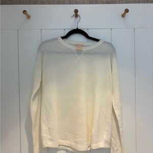 Sweet Romeo Ivory Knit Top